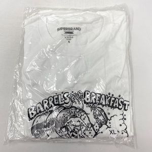SUPERbrand Leaked Tee White Medium 15TSLEAK SUPERbrand Leaked Tee White Medium 15TSLEAK